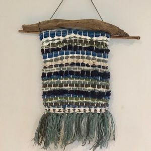 Handcrafted Wall Weave with Driftwood